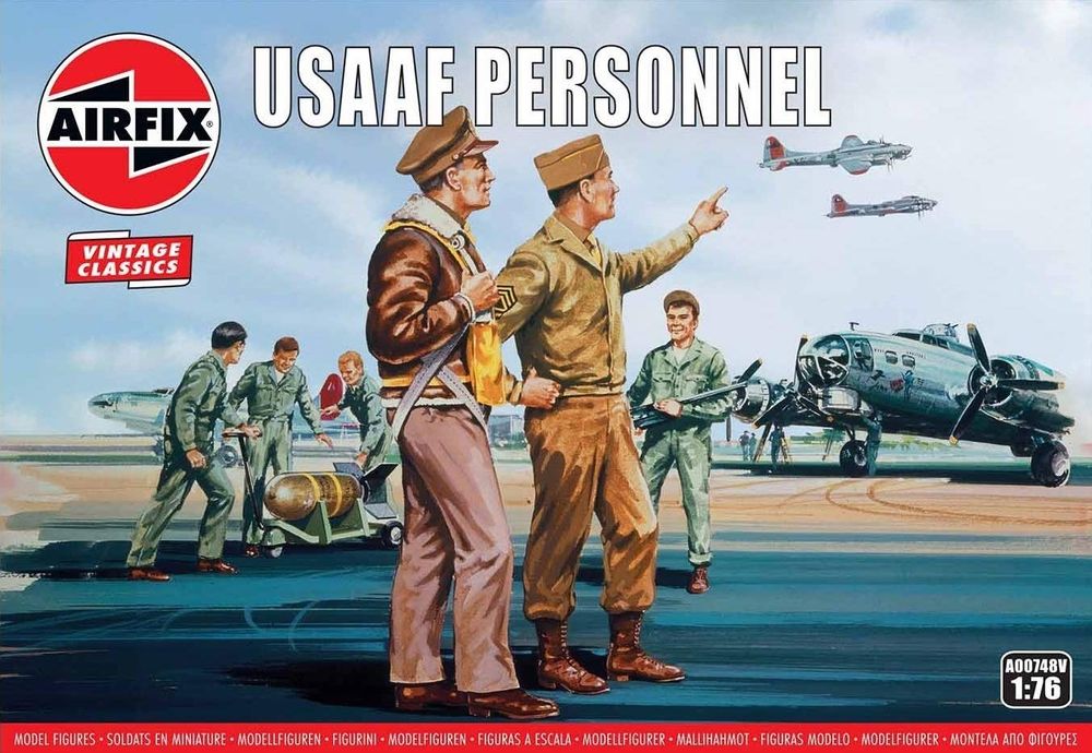 Airfix WWII USAAF Personnel Model Kit, 1:76 Scale by Airfix - ISBN: 5055286661037