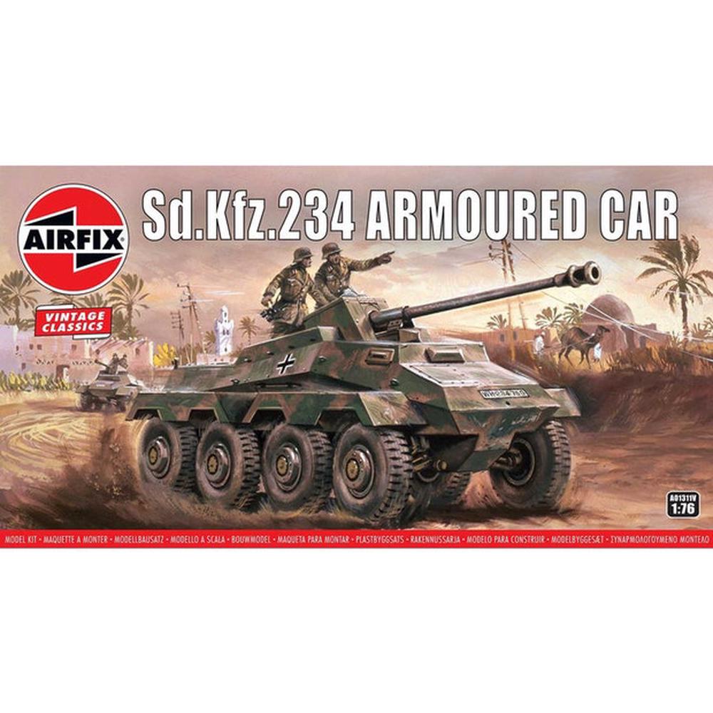 SdKfz.234 Armoured Car, 1:76 Scale, 5055286661082