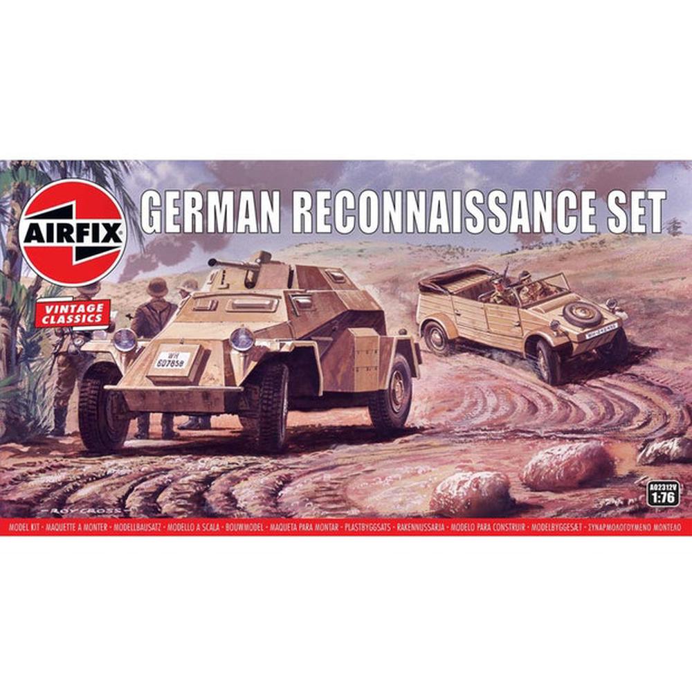 German Reconnaissance Set, 1:76 Scale, 5055286661365