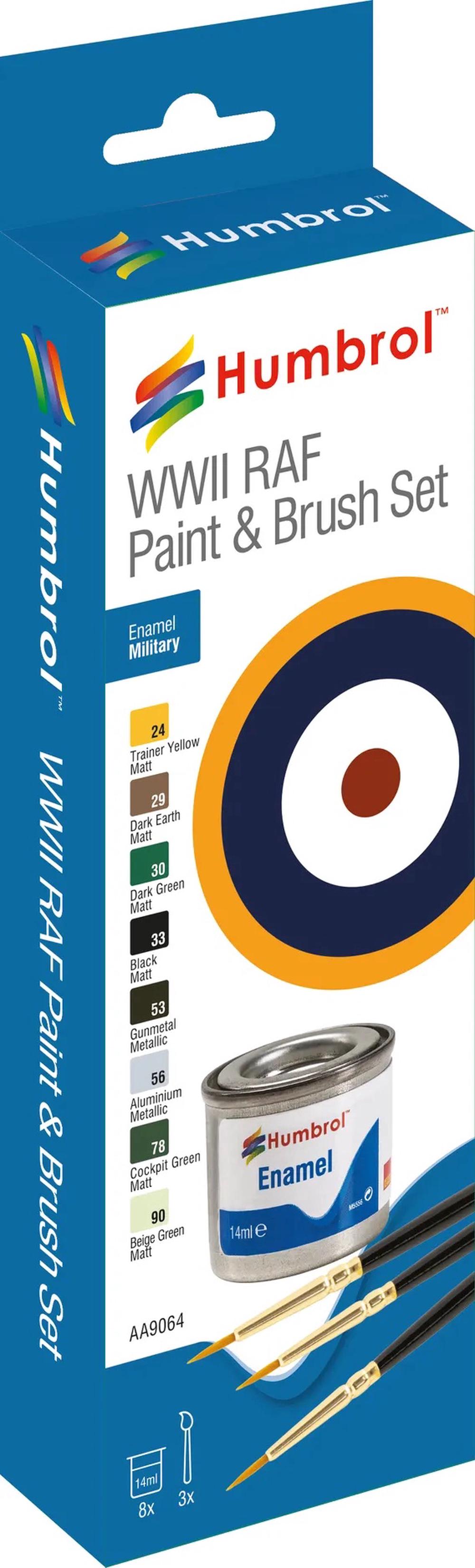 Humbrol WWII RAF Enamel Paint & Brush Buy online at The Nile