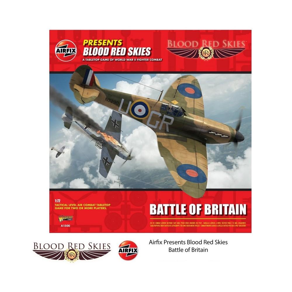 Airfix Blood Red Skies: Battle of Britain Game, 1:72 Scale, 5055286681349