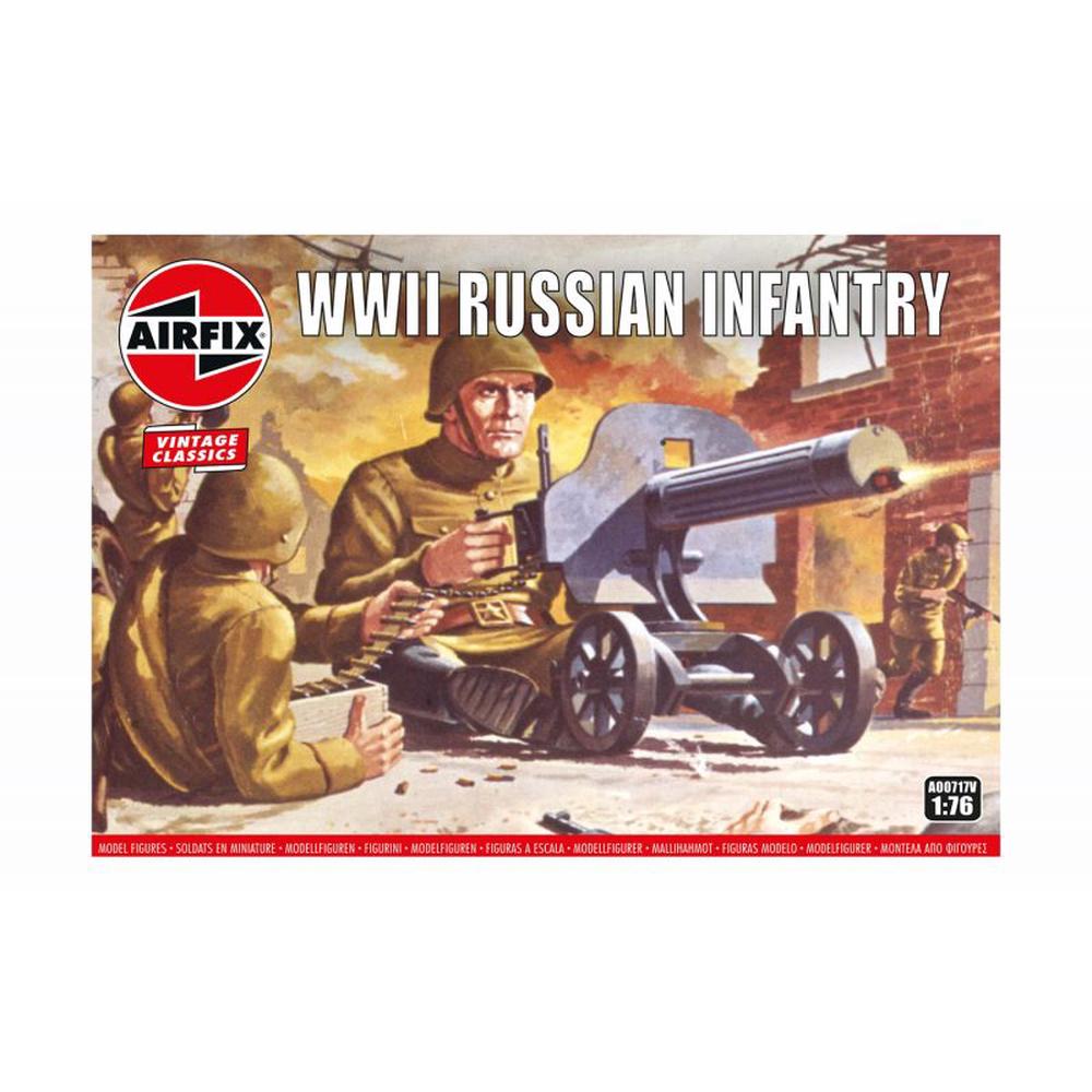 Vintage Classics WWII Russian Infantry, 1:76 Scale Figures, 5055286686160