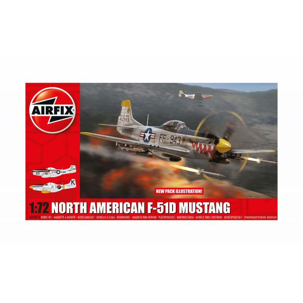North American F-51D Mustang, 1:72 Scale, 5055286686214