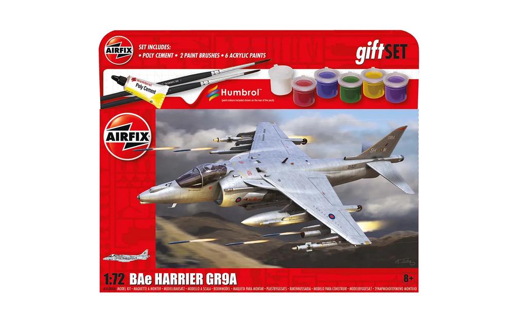 Airfix Bae Harrier Gr.9A Large Starter Set, 5055286704840
