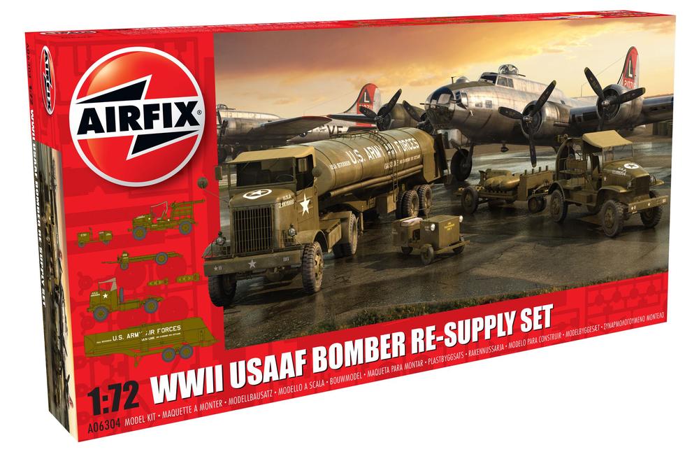 1:72 Model Kit WWII USAAF Bomber Re-supply Set, 5055288630925