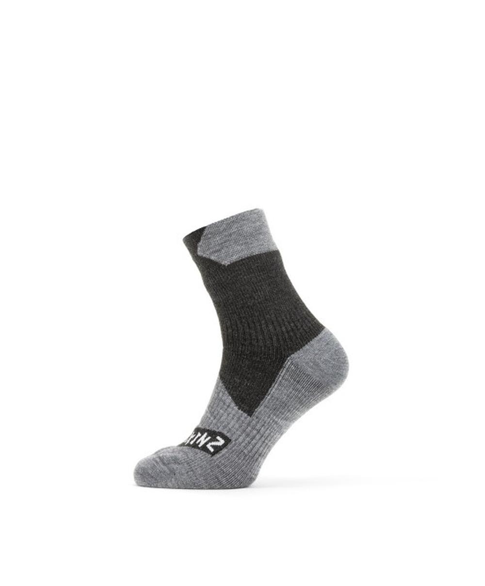 Waterproof All Weather Ankle Length Sock (Black) - Large, 5055754424959