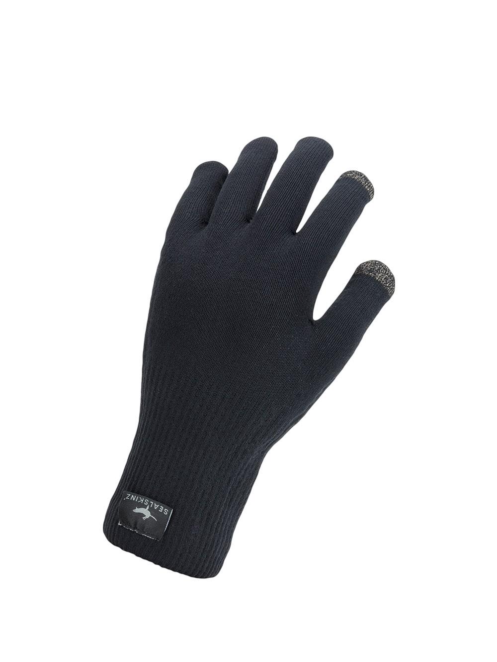 Waterproof All Weather Ultra Grip Knitted Glove (Black), 5055754428650