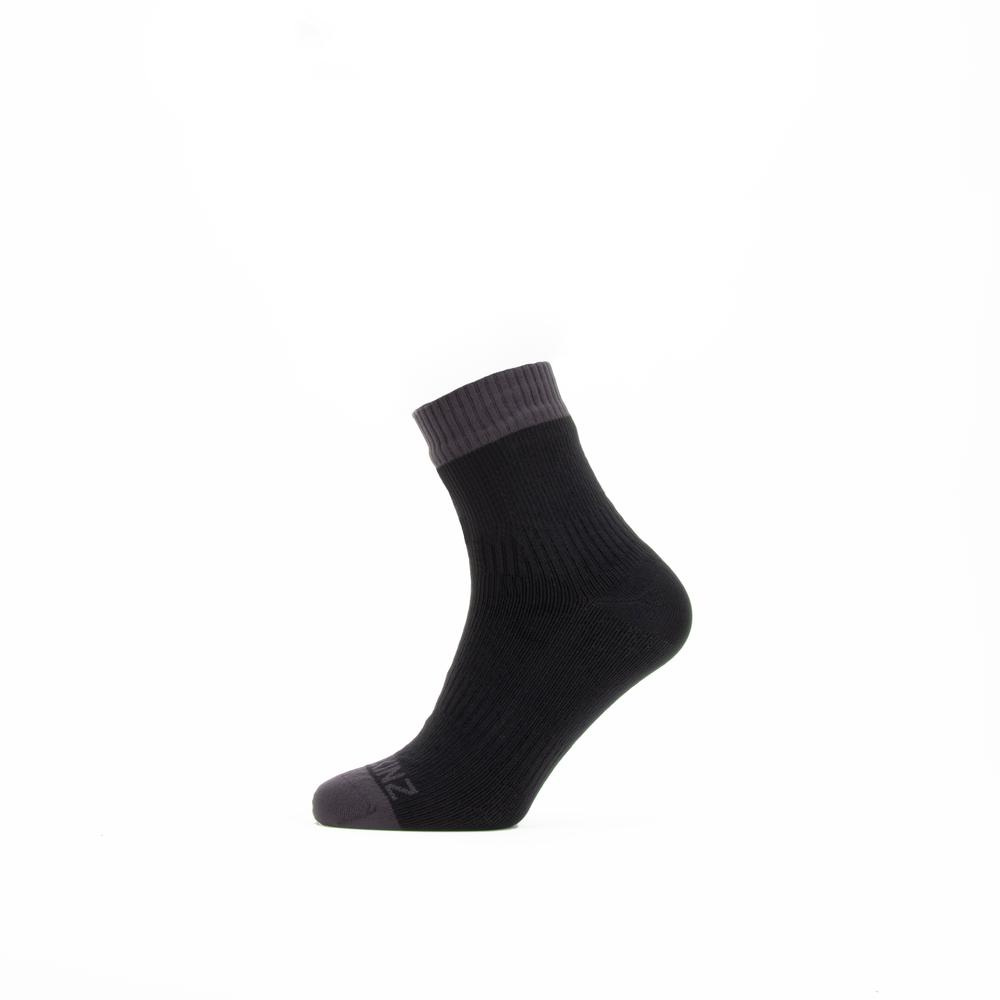 Waterproof Warm Weather Ankle Length Sock (Black), 5055754433395