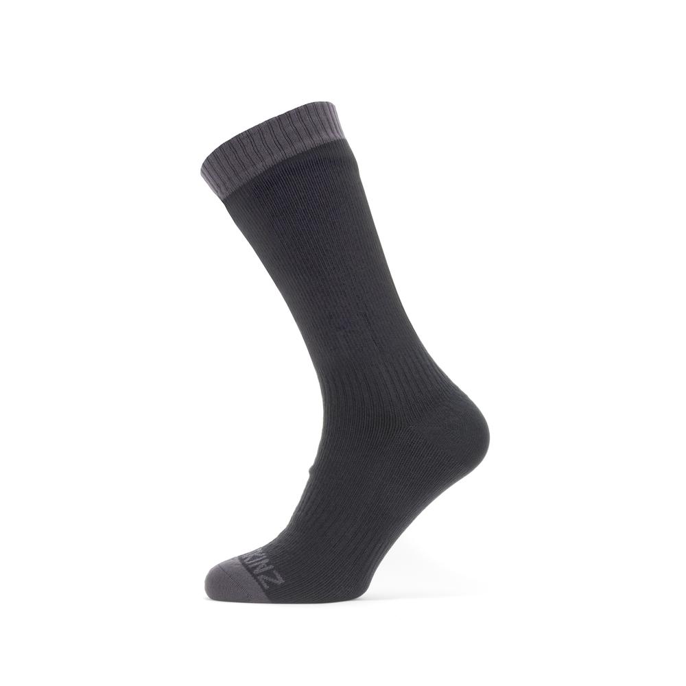 Waterproof Warm Weather Mid Length Sock (Black) - Small, 5055754433531