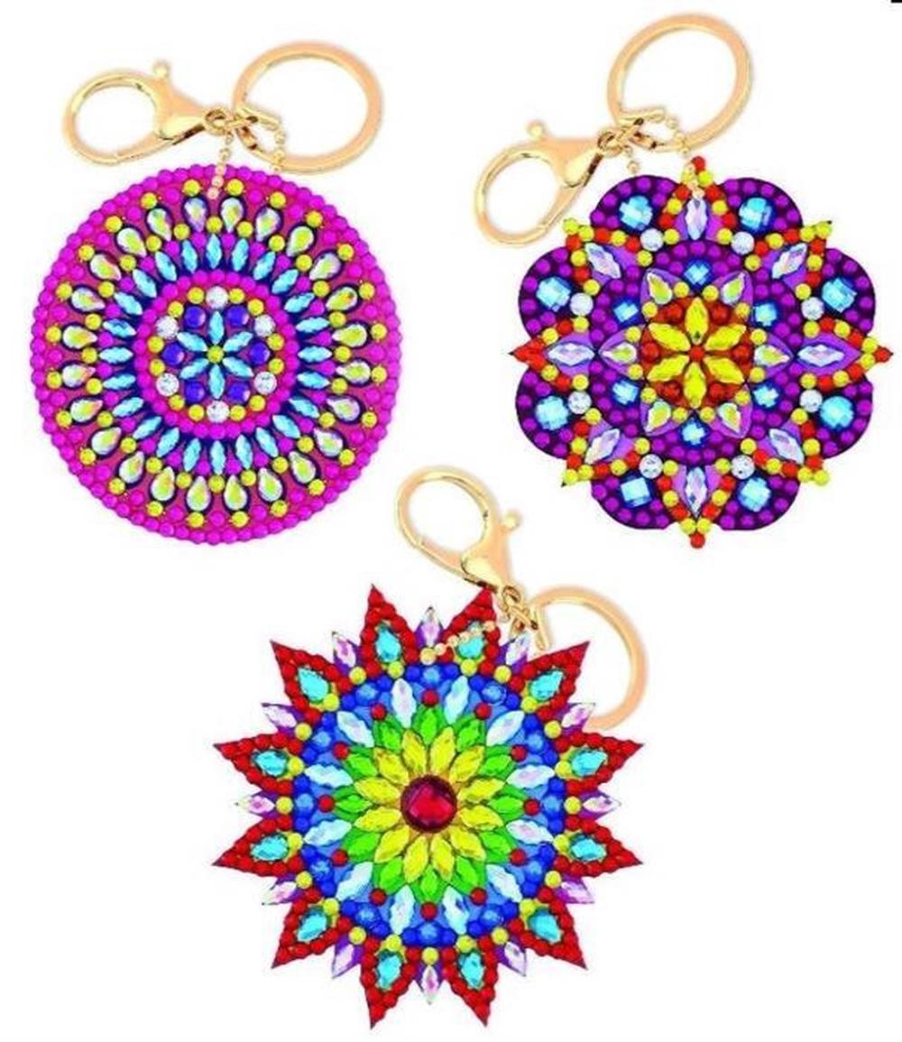 Craft Buddy Mandalas Keyring Kit, 5055865489137