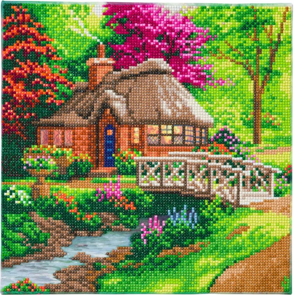 Craft Buddy Friendship Cottage Art Kit - 30x30cm, 5055865489977
