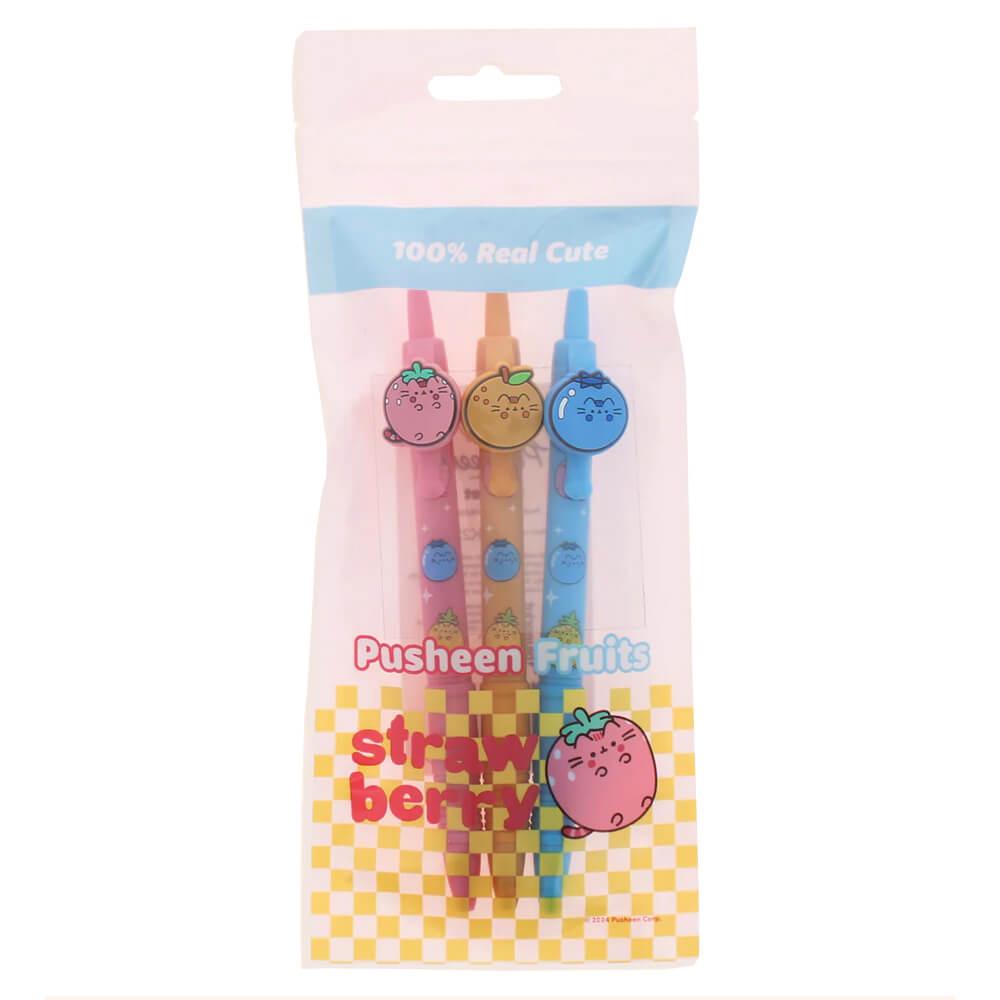 Pusheen Fruits Pen Set, 5055918660063