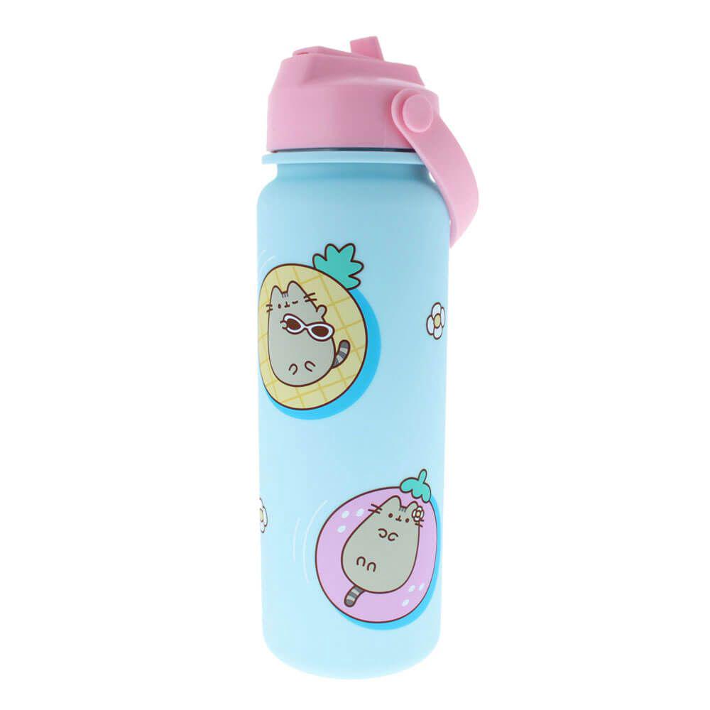 Pusheen Tropical Vacation - Water Bottle 'By The Pool', 5055918667772