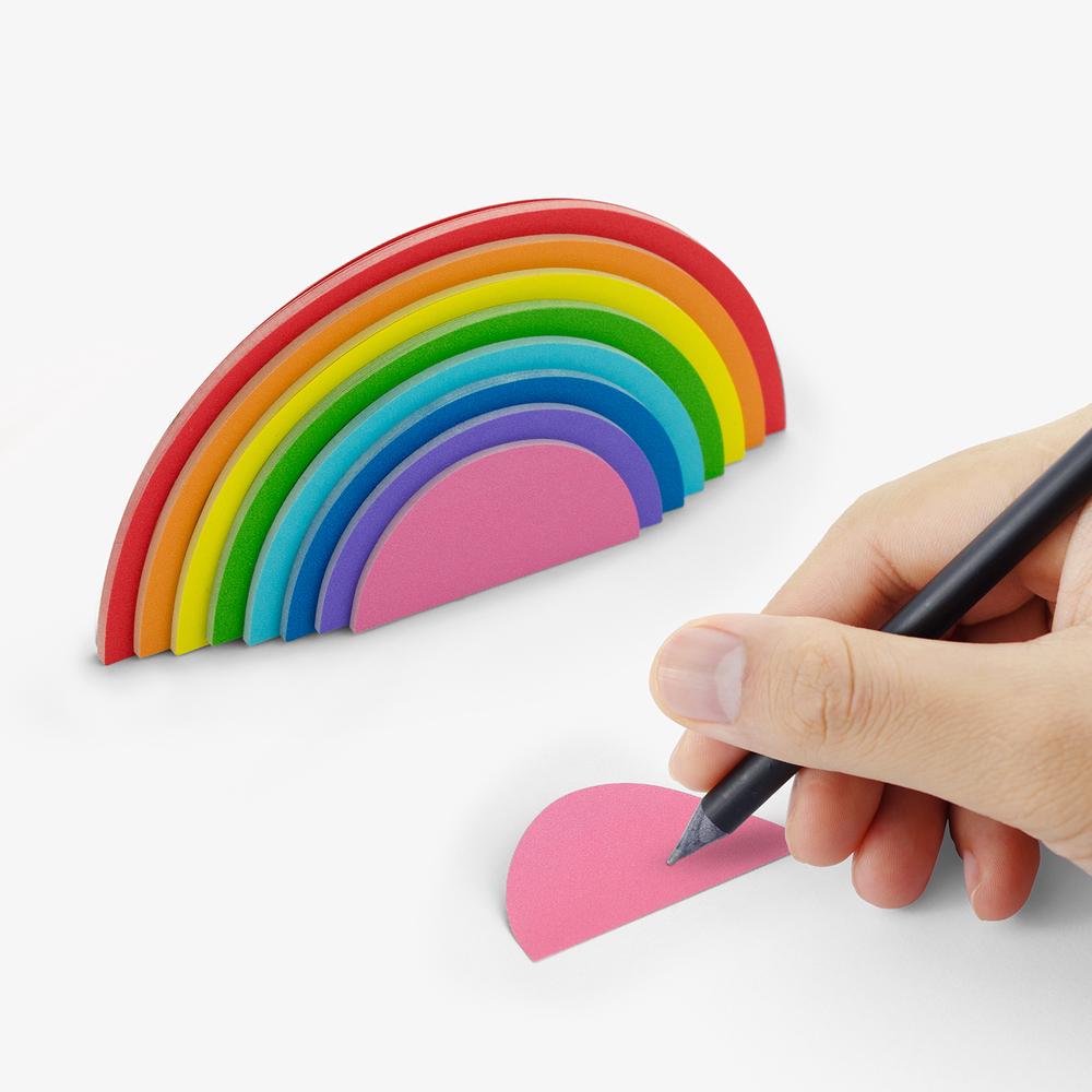 Mustard Rainbow Sticky Notes, 150 Sheets Buy online at The Nile