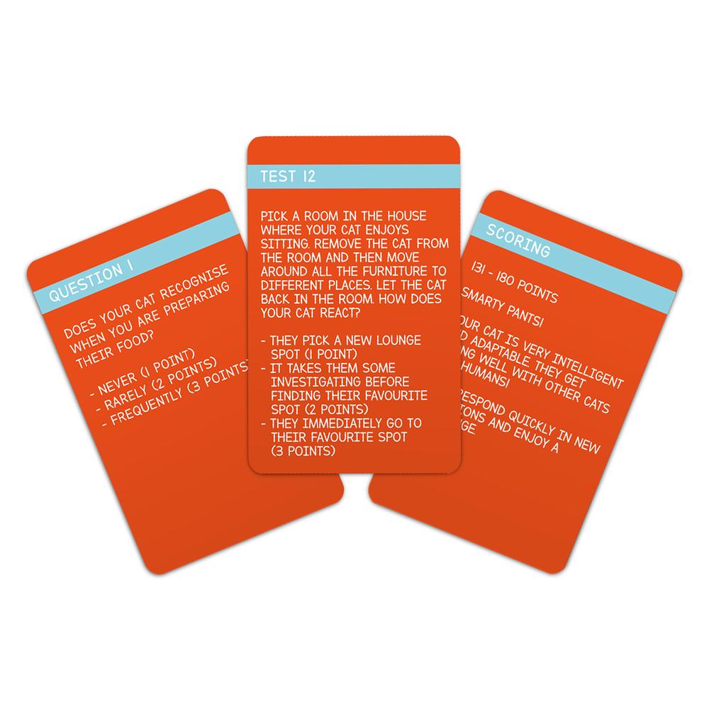 Gift Republic Cat IQ Test Cards, 5056004331737