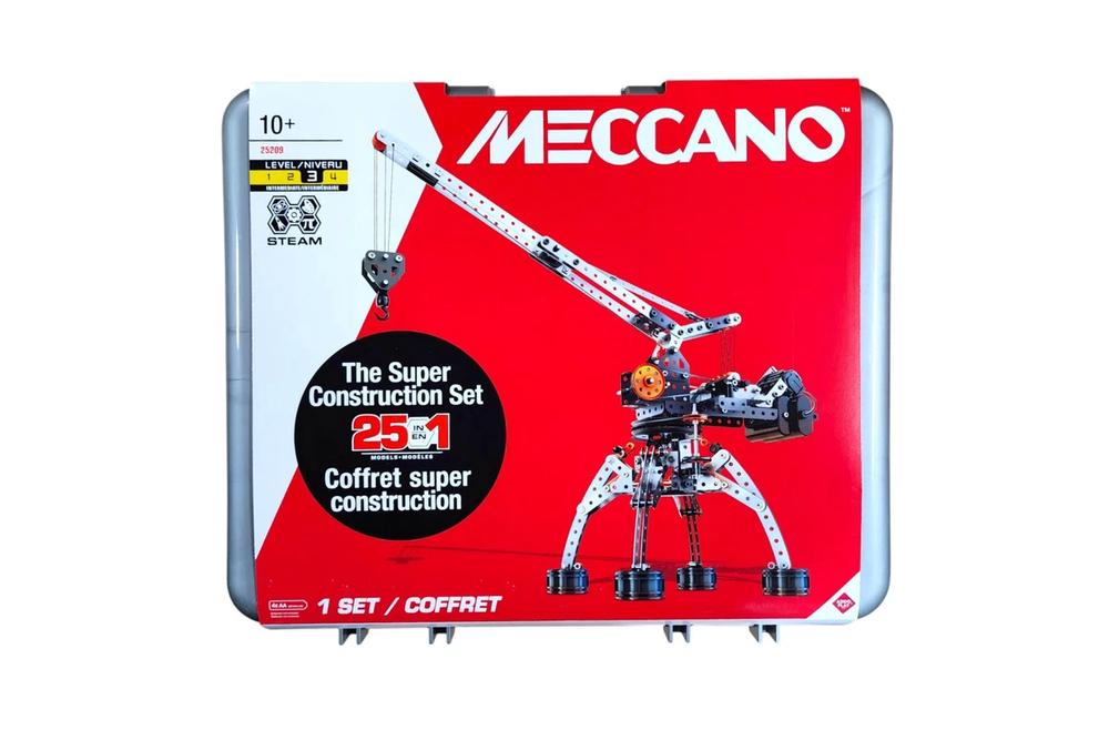 Meccano 25-in-1 Construction Set in Case, 5056289430194