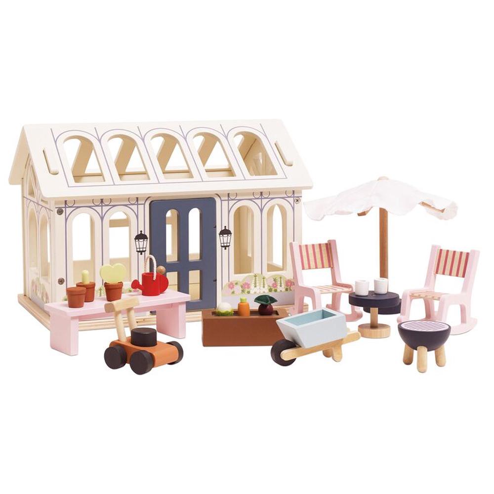 Le Toy Van Conservatory Set Dolls House, 5056332112008