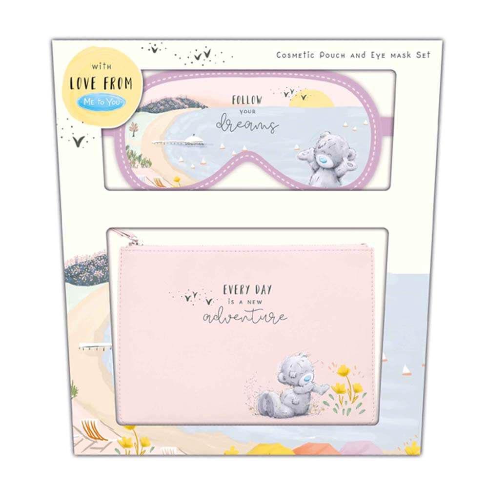 Every Day Is A New Adventure Cosmetic Pouch & Eye Mask Set, 5059105155349