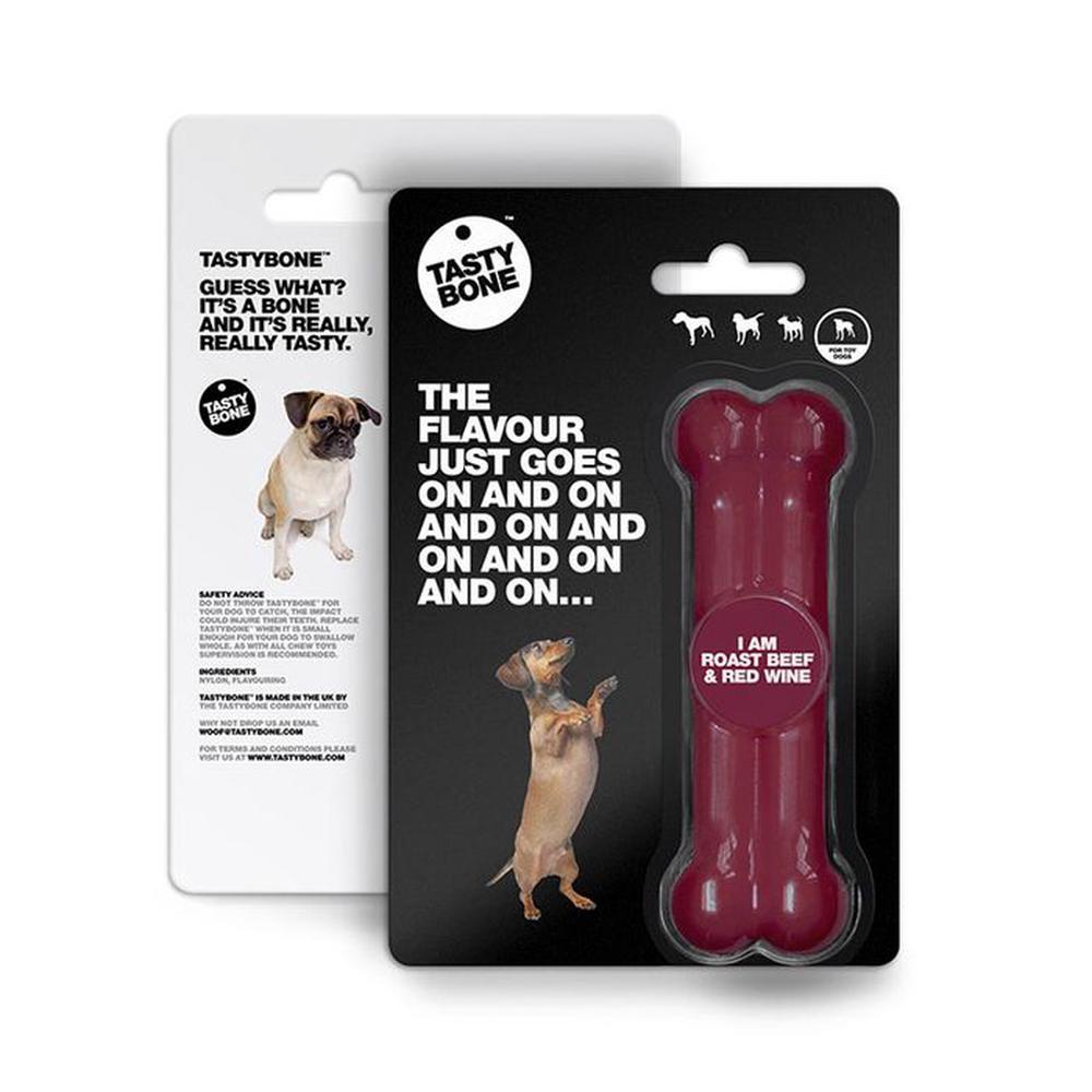 Tasty Bone Nylon (Roast Beef & Red Wine) Toy Size Buy online at The Nile