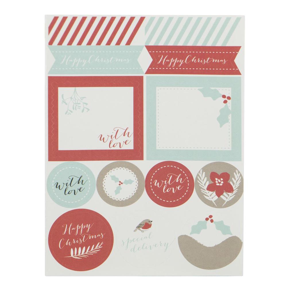 Busy B Christmas Sticky Labels, 5060022554931