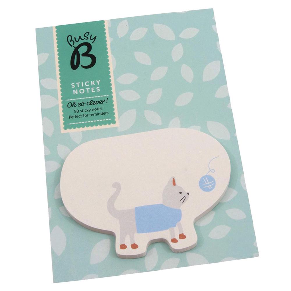 Busy B Kitty Sticky Notes, 5060022555211