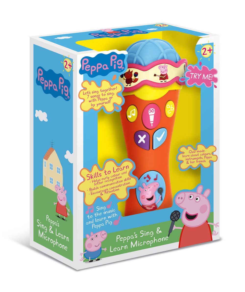 Sing & Learn Microphone Electronic Toy - Peppa Pig