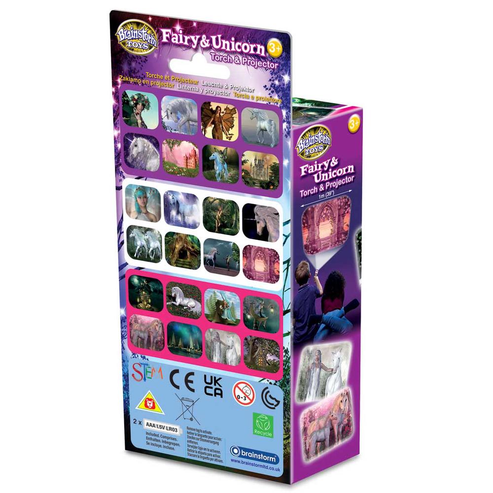 Fairy & Unicorn Torch & Projector, 5060122736626