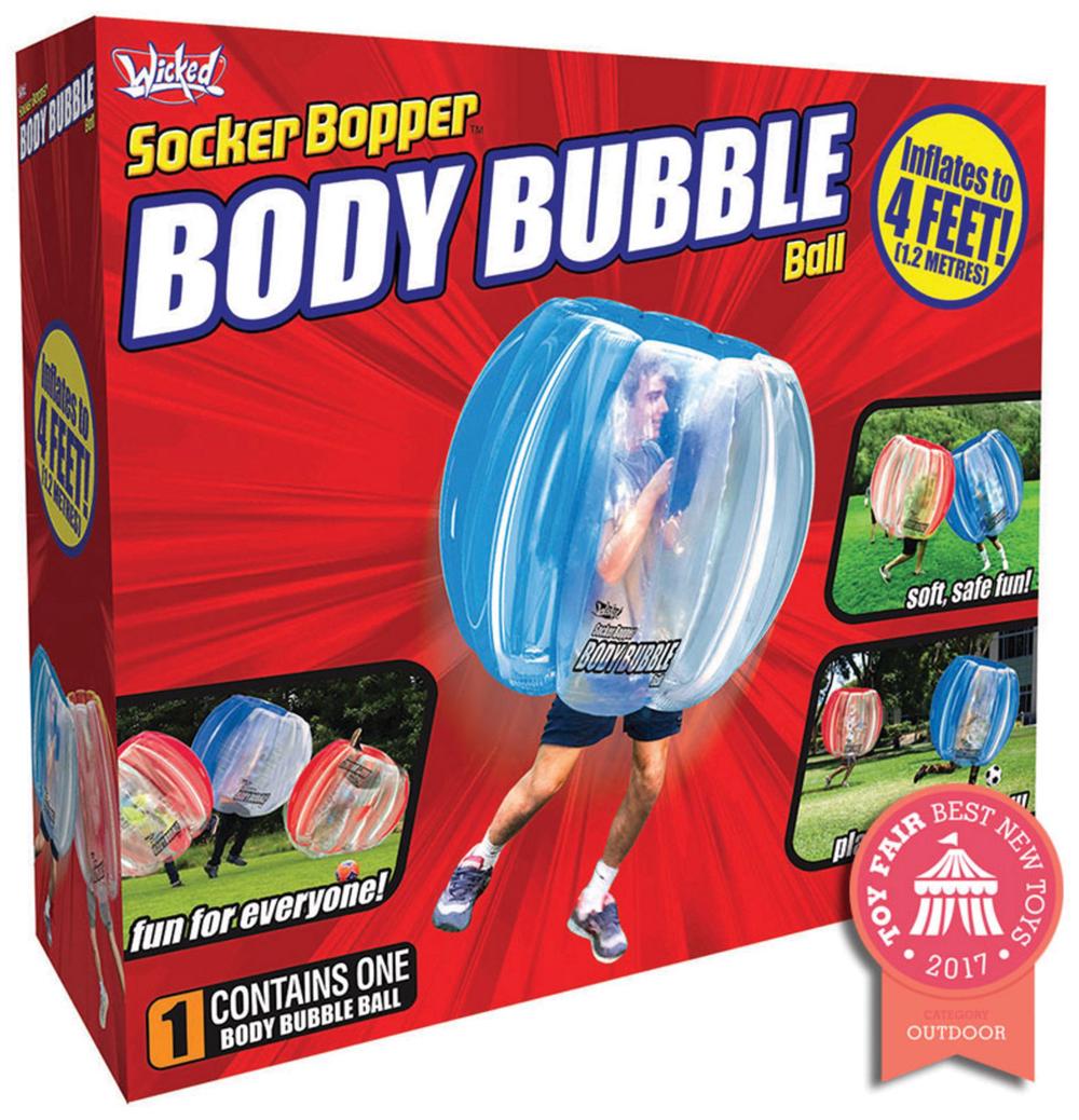 socker bopper body bubble ball