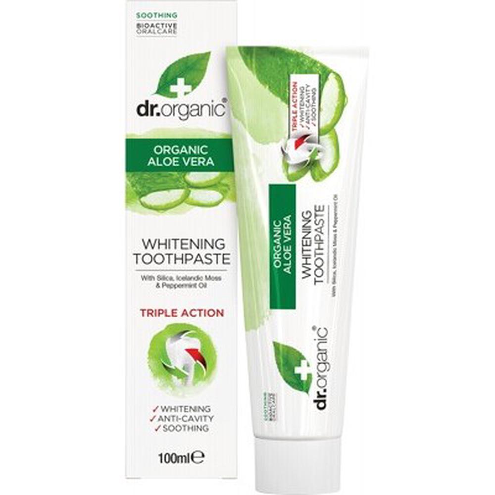 Toothpaste Whitening Organic (Aloe Vera) - 100mL, 5060176670662