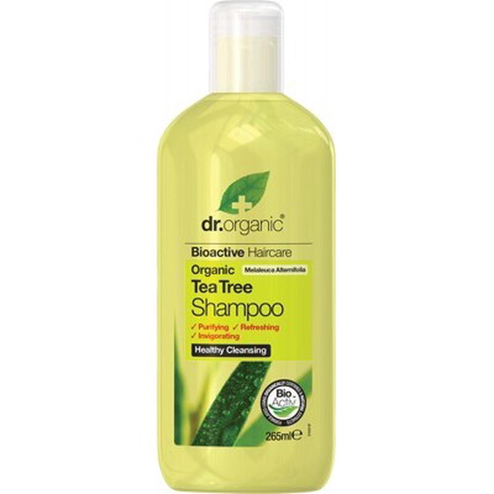 Organic Shampoo (Tea Tree) - 265mL, 5060176671089