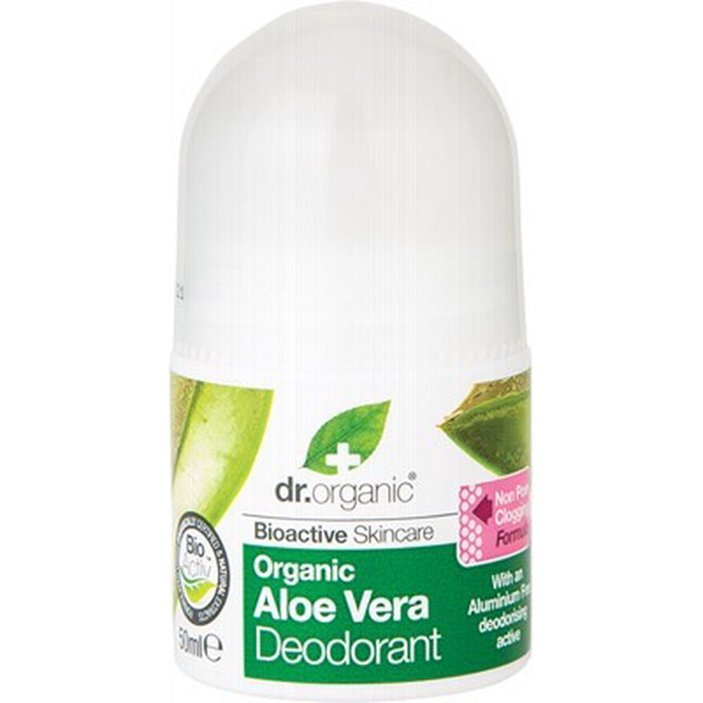 Deodorant Roll-on Organic (Aloe Vera) - 50mL, 5060176671478