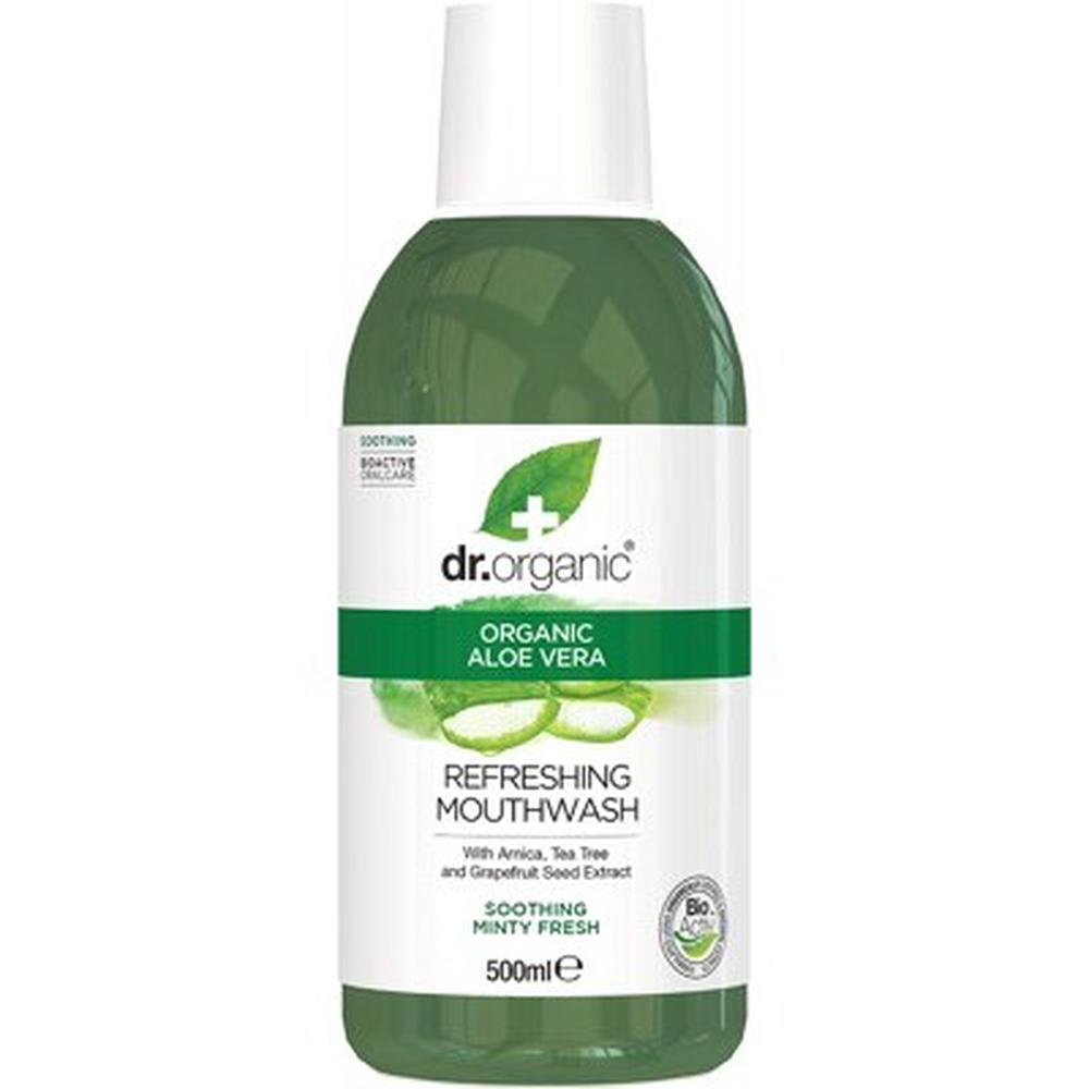 Mouthwash Organic (Aloe Vera) - 500mL, 5060176671591