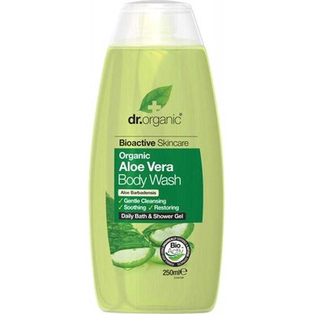 Body Wash Organic (Aloe Vera) - 250mL, 5060176671652