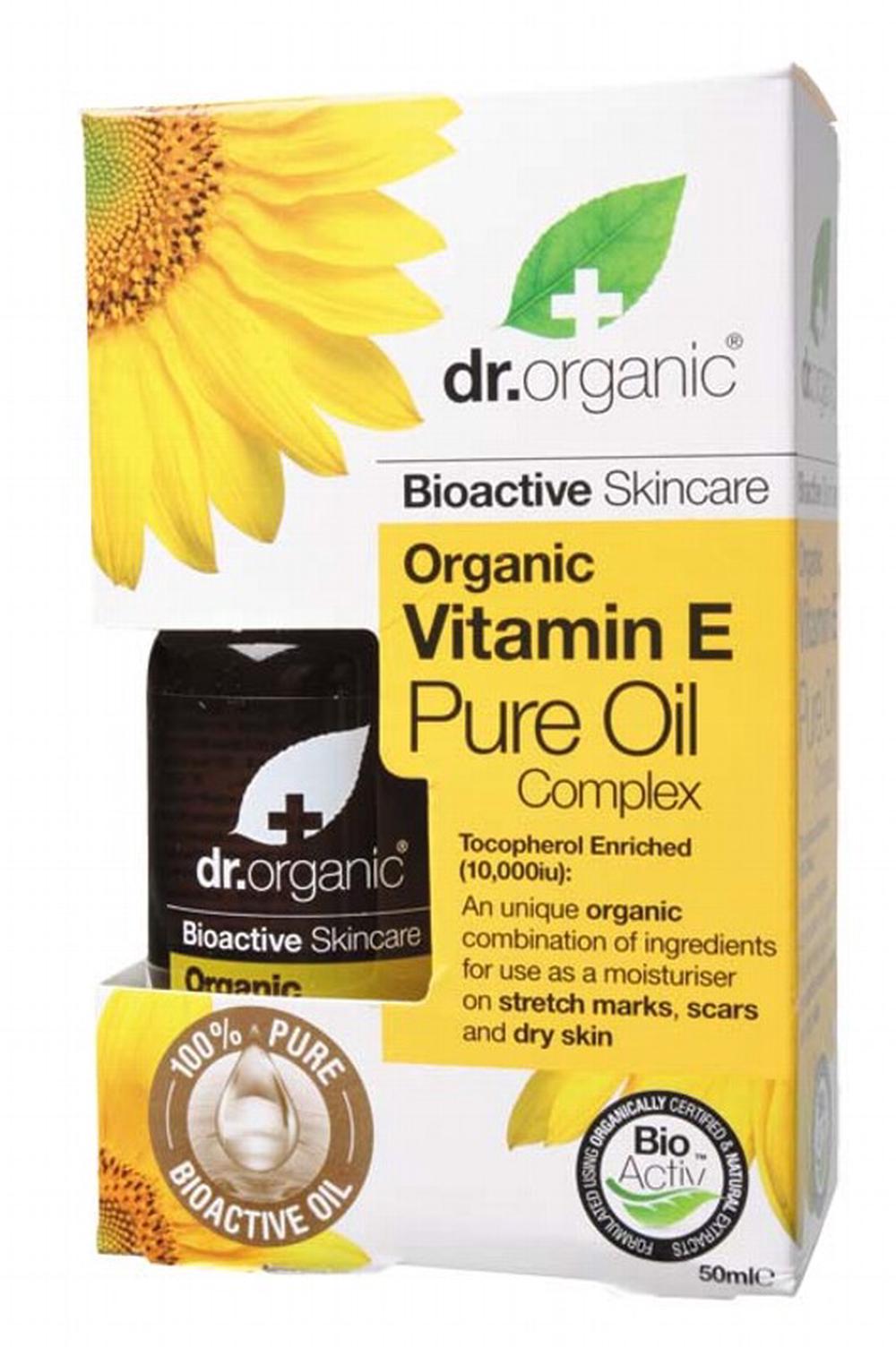 Pure Oil Organic Vitamin E - 50mL, 5060176671898