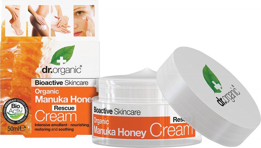 Dr Organic Rescue Cream Organic (Manuka Honey) - 50mL, 5060176672192