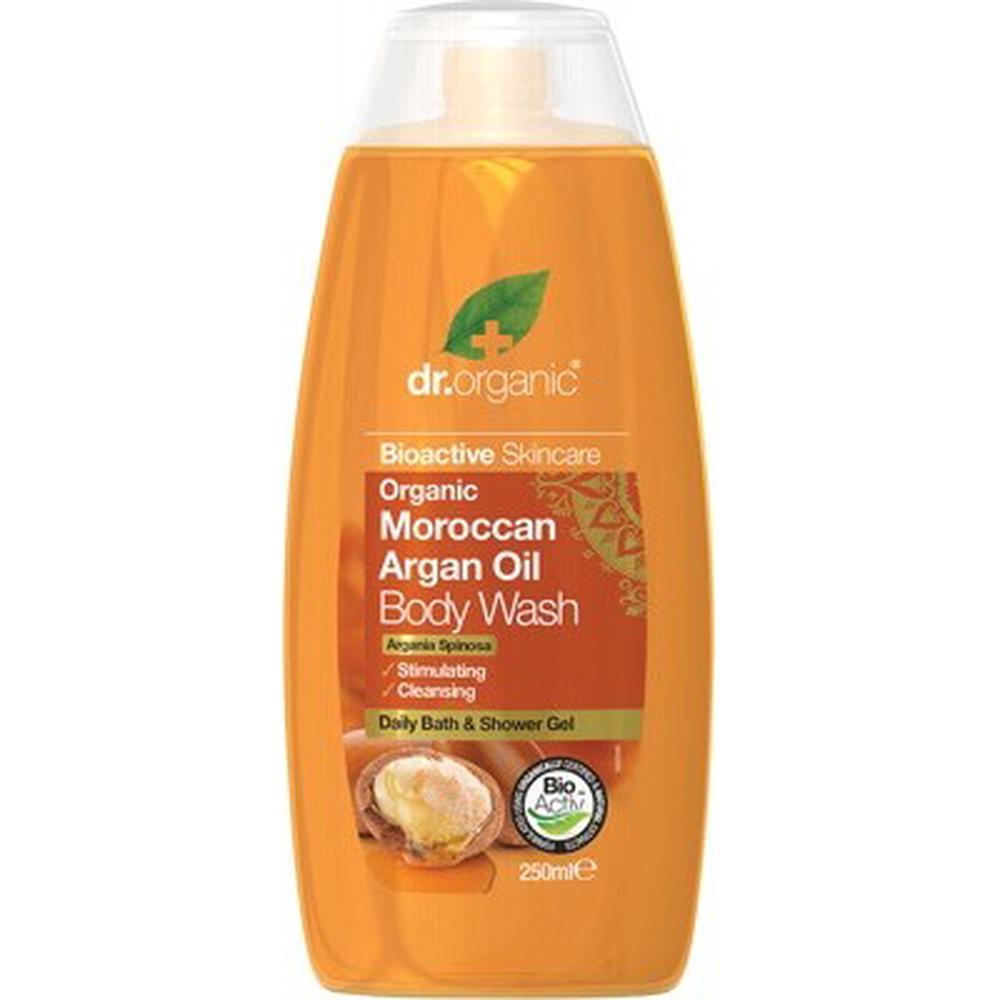 Body Wash Organic (Moroccan Argan Oil) - 250mL, 5060176674646