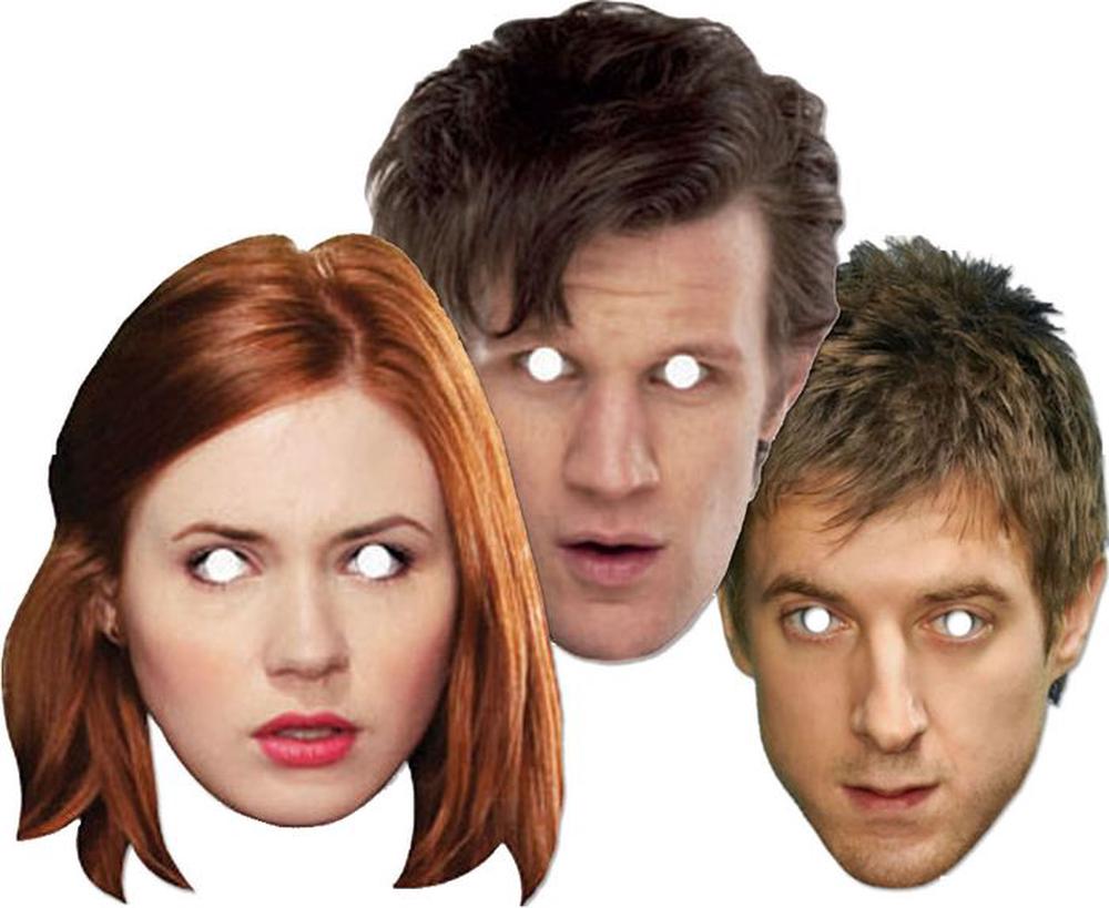 Star Cutouts Doctor Who - Companions Face Mask 3-Pack, 5060219945818