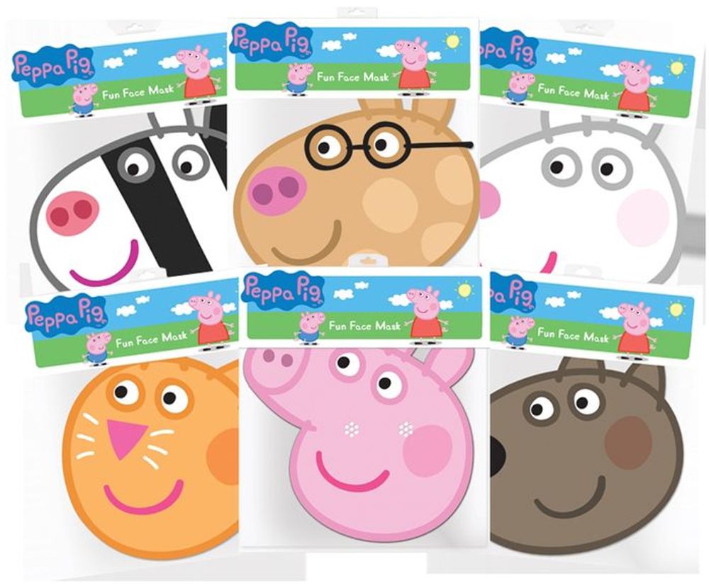 Star Cutouts Peppa Pig - Peppa & Friends Masks 6-Pack by Star Cutouts - ISBN: 5060219947751