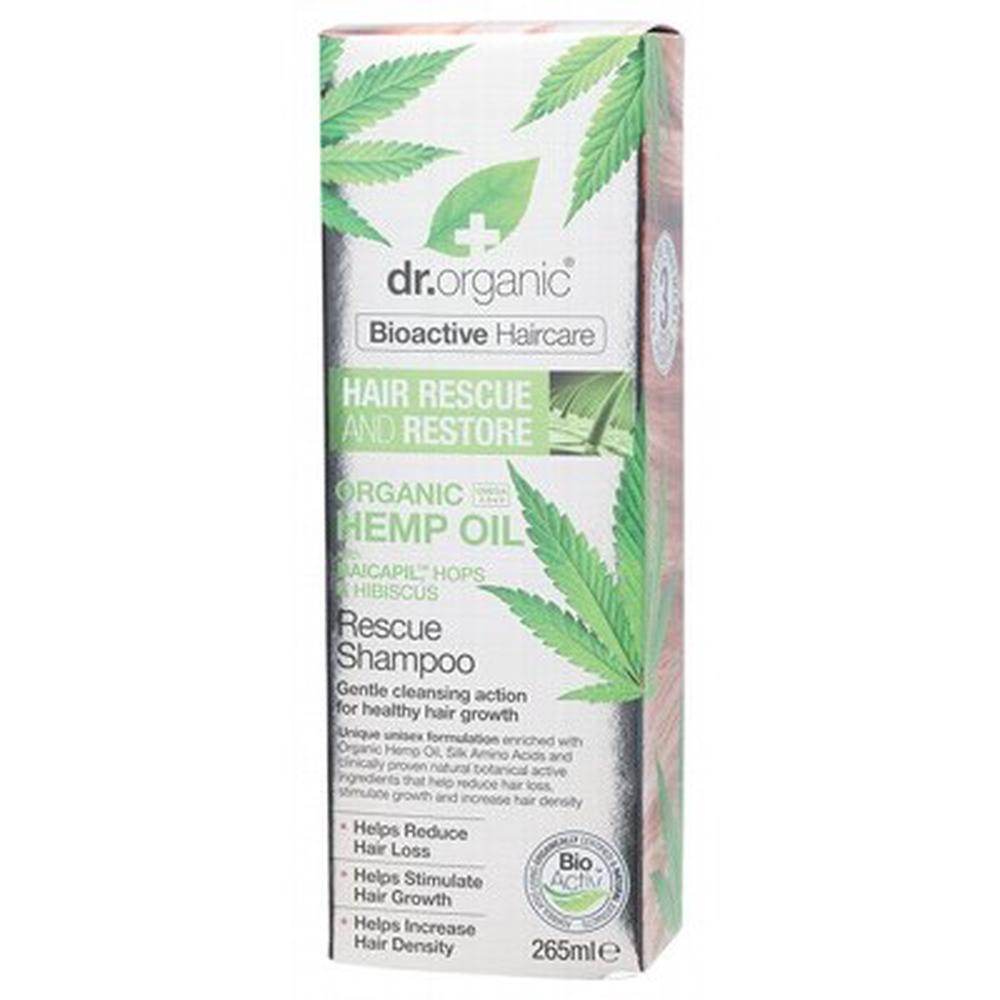 Rescue & Restore Shampoo Organic Hemp Oil - 265mL, 5060391840819
