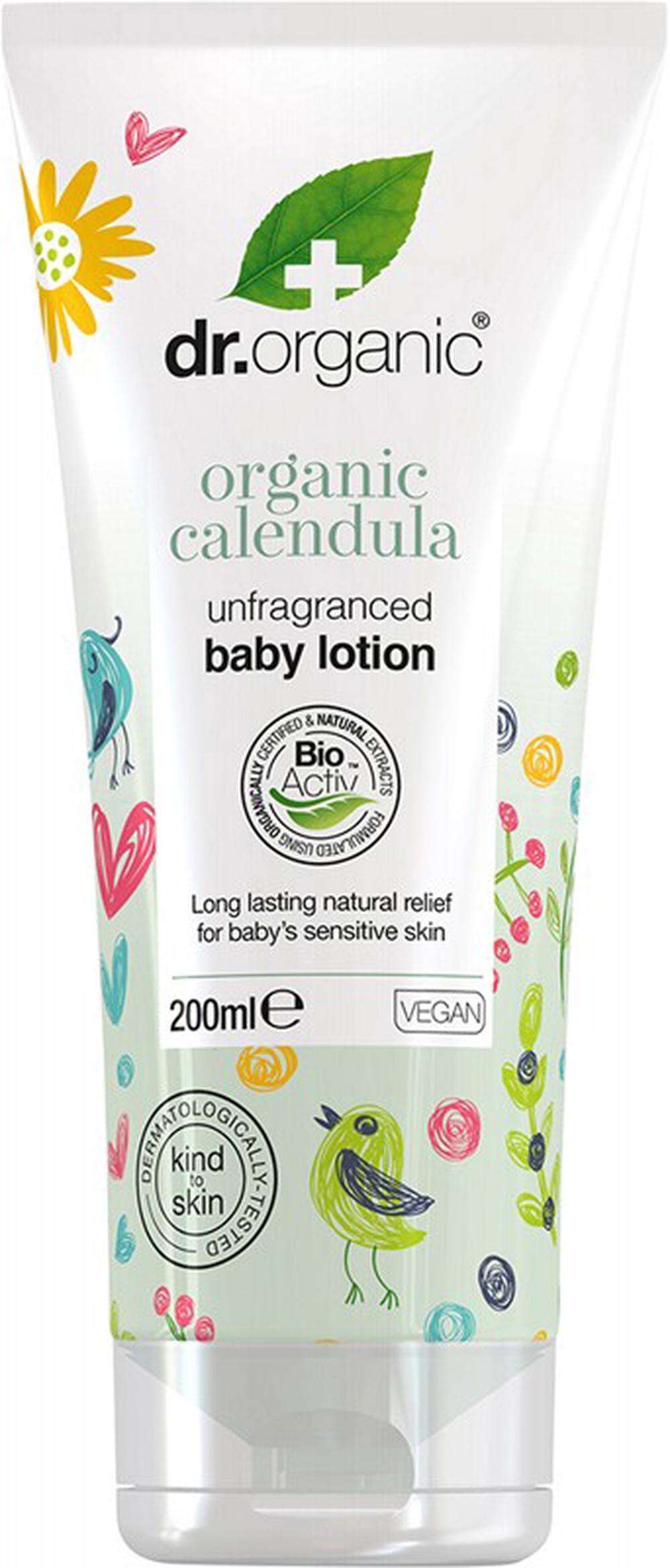 Dr Organic Unfragranced Baby Lotion - 200mL, 5060391846989