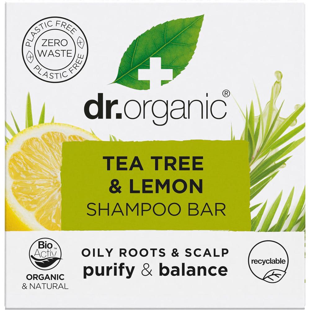 Shampoo Bar Tea Tree & Lemon Oily Roots & Scalp - 75g, 5060391847948