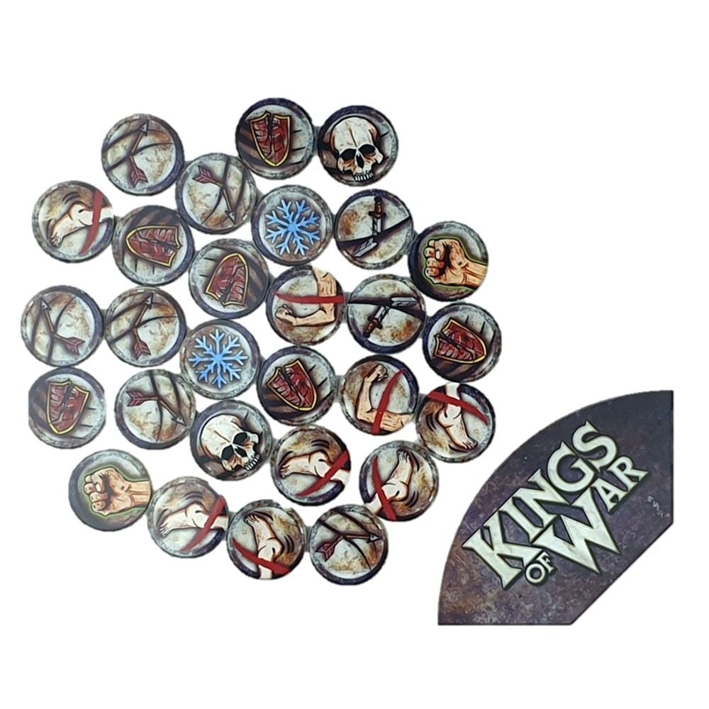Mantic Games Kings of War Game Token Set and Arc Template | Buy online ...