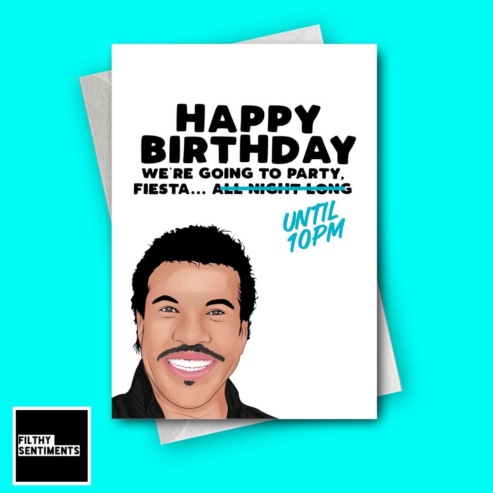 Filthy Sentiments Lionel 10pm Birthday Card | Buy online at The Nile