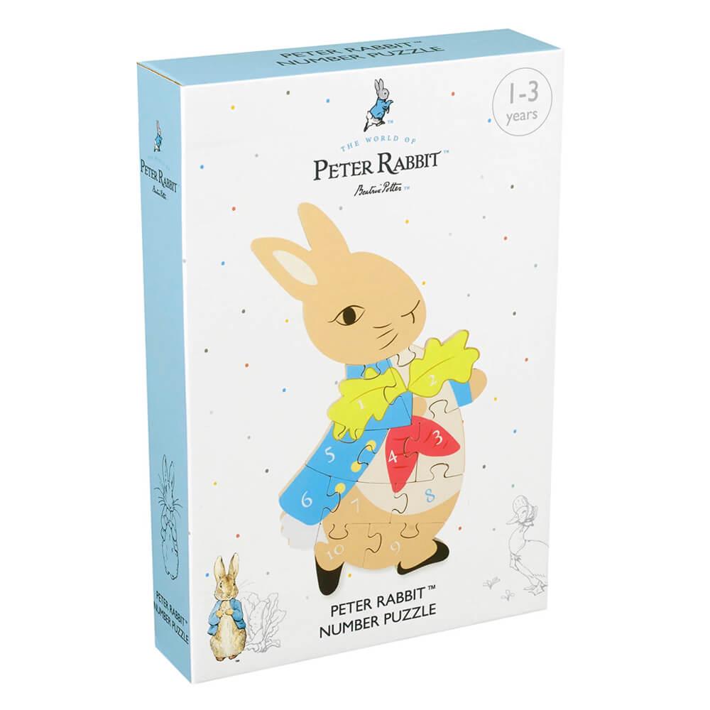 Beatrix Potter Peter Rabbit Wooden Number Puzzle, 5060541943902