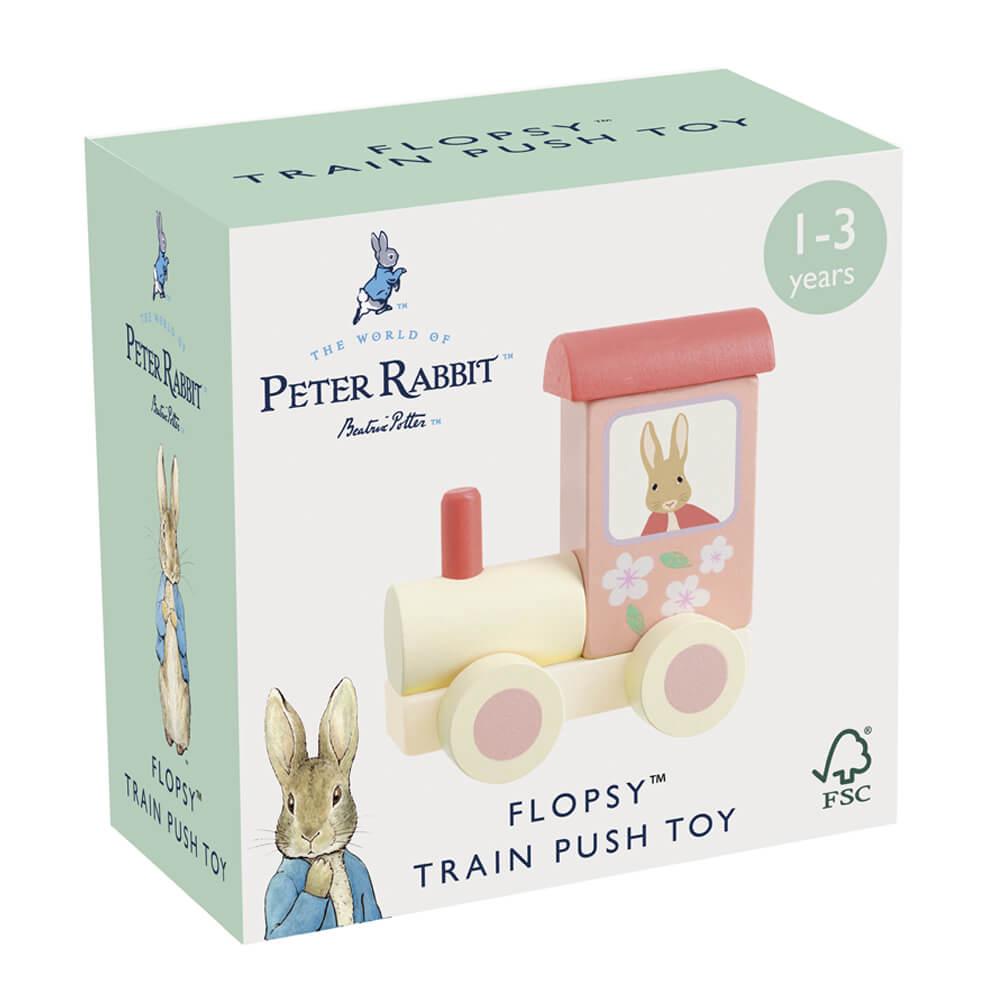 Beatrix Potter Flopsy Wooden Train Push Toy, 5060541947443