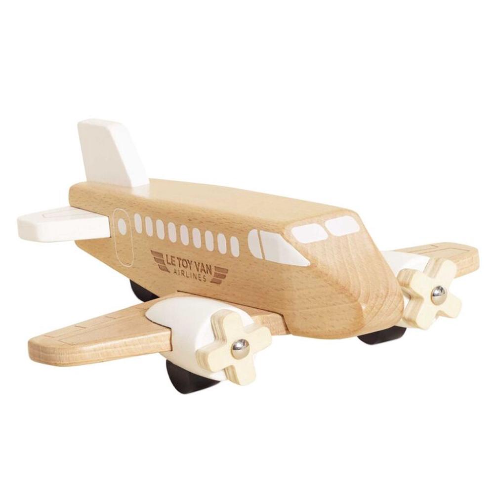 Le Toy Van Wooden Toy Plane, 5060692638092