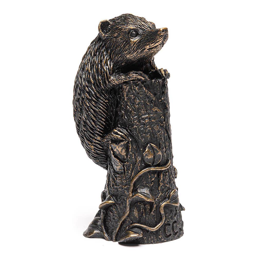 Antique Bronze Hedgehog Topper, 5060733450218