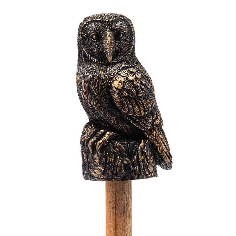 Antique Bronze Barn Owl Topper, 5060733450300