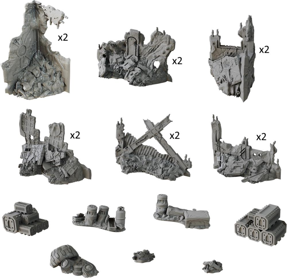 TerrainCrate Deadzone Ruins, 5060924983525