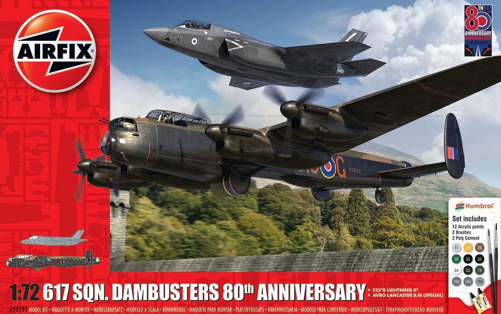 617 SQN.Dambusters 80th Anniversary 1:72 Gift Set, 5063129001445